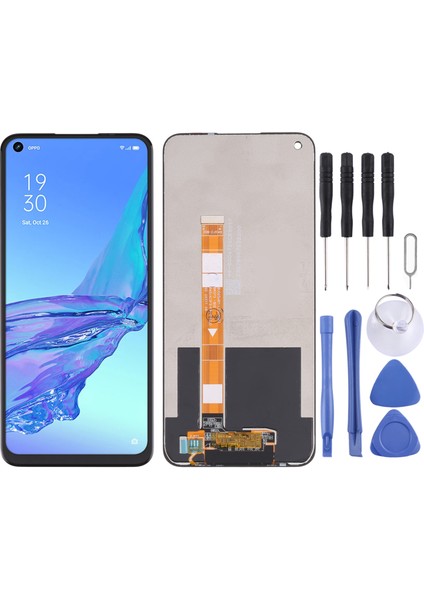 Oppo A53 (2020) 4G/A32 (2020) 4G/A33 (2020) 4G/A53S 4g/realme C17/REALME 7i Için Orijinal LCD Ekran Sayısallaştırıcı Tam Montajlı (Yurt Dışından)