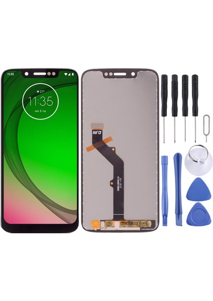 Motorola Moto G7 Için Dijitalleştirici Tft LCD Ekran - Siyah (Yurt Dışından)