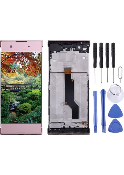 Sony Xperia Xa1 G3112 G3116 G3121 Sayısallaştırıcı Tam Montaj Çerçevesi (Pembe) Için Oem LCD Ekranı (Yurt Dışından)