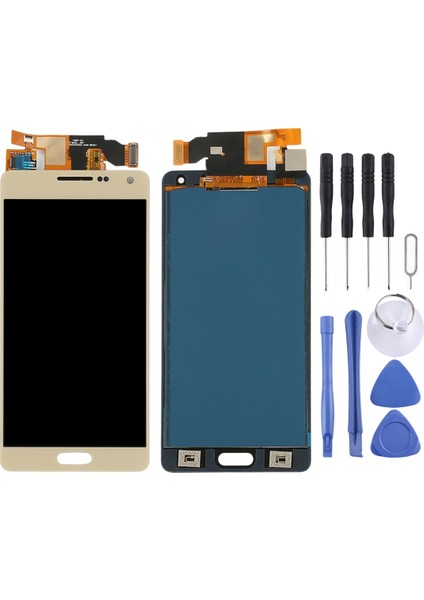Galaxy A5, A500F, A500FU, A500M, A500Y, A500YZ Için Tft LCD Ekran Digitizatör Tam Embly (Altın) (Yurt Dışından)