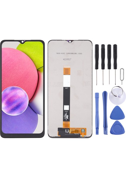Samsung Galaxy A03S Için Oem LCD Ekran SM-A037U Us Edition Sayısallaştırıcı Tam Embly (Yurt Dışından)