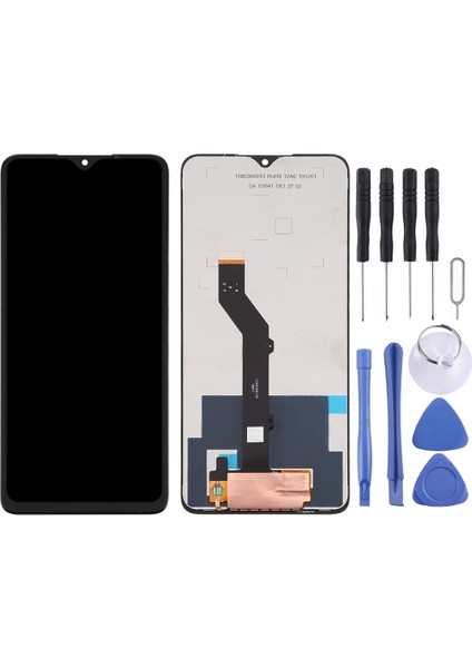Nokia 5.3 TA-1227 / TA-1229 / TA-1223 / TA-12234 Için Tft LCD Ekranı Sayısallaştırıcı Tam Montaj (Siyah) (Yurt Dışından)