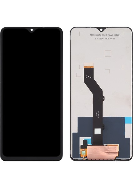 Nokia 5.3 TA-1227 / TA-1229 / TA-1223 / TA-12234 Için Tft LCD Ekranı Sayısallaştırıcı Tam Montaj (Siyah) (Yurt Dışından)