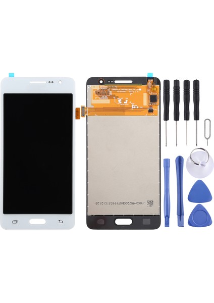 Galaxy Grand SM-G530F SM-G531F Için Oem LCD Ekran Dijitalleştirici Tam Embly (Beyaz) (Yurt Dışından) modelleri