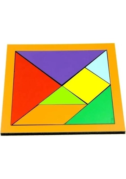 Renkli Tangram 7 Li Montessori Eğitim Materyali fiyatları