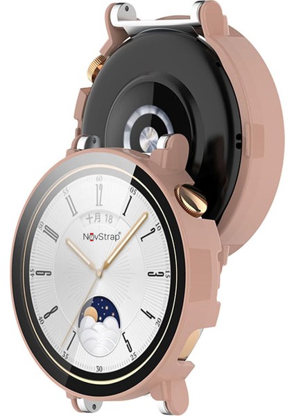 Huawei Watch Gt4 41MM ile Uyumlu Ekran Koruyucu Cam ve Kasa Koruyucu Kılıf Sert Pc modelleri