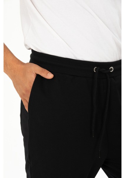 Erkek Basic Regular Fit Paçası Ribanalı Jogger Eşofman Altı fırsatları