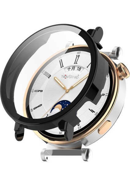 Huawei Watch Gt4 41MM ile Uyumlu Ekran Koruyucu Cam ve Kasa Koruyucu Kılıf Sert Pc