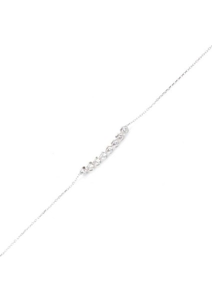 925 Ayar Gümüş Zirkon Taşlı 8 Sıra Suyolu Bileklik fırsatları