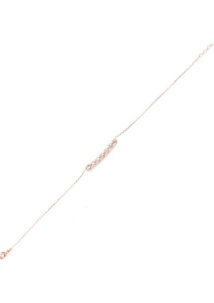 925 Ayar Gümüş Zirkon Taşlı 7 Sıra Suyolu Bileklik fiyatları