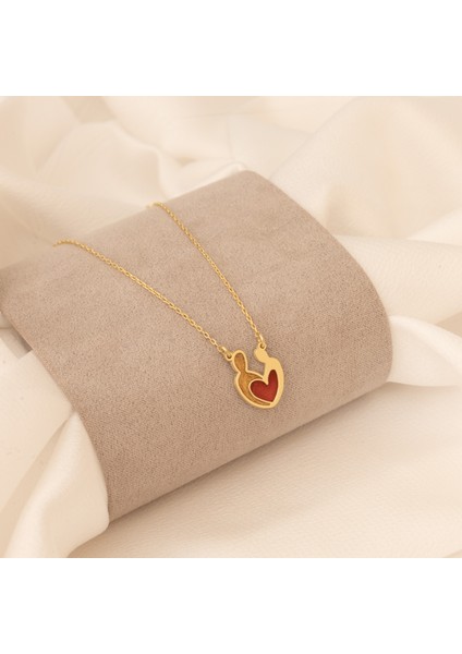 Mineli Anne-Çocuk Gümüş Kolye fiyatları