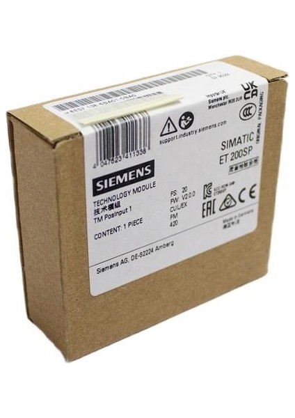 6ES7135-6HB00-0DA1, 6es7 135-6HB00-0DA1 Sımatıc Et 200SP, Analog Output Module, 2 Ao Ürt Garantili