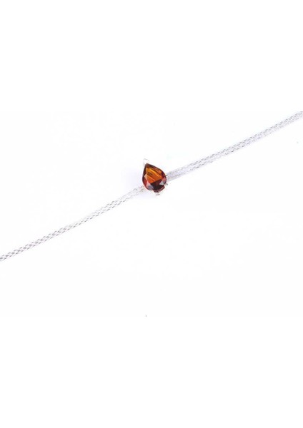 925 Ayar Gümüş Smoky Quartz Taşlı Bileklik