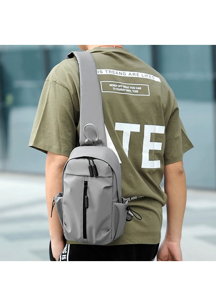 Unisex Düz Renk Göğüs Çantası (Yurt Dışından) modelleri