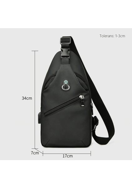 Ultra Hafif Unisex Düz Renk Göğüs Çantası (Yurt Dışından) indirimleri