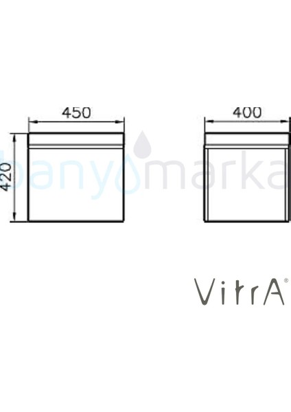 53970 Vitra System Fit Tekerlekli Ünite, 45 Cm, Parlak Beyaz fiyatları