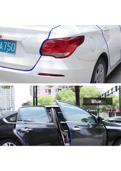 Bmw G30 Oto Araç Kapı Koruma Fitili 5metre Parlak Mavi Renk