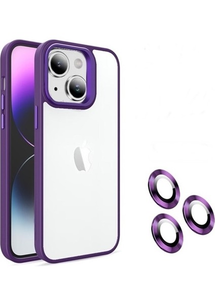 Iphone 14 Plus Kılıf Standlı Kamera Lens Koruyucu Alp