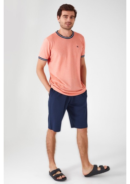 Prettily Pembe Erkek Uzun Kol Bermuda Pijama Takım fiyatları