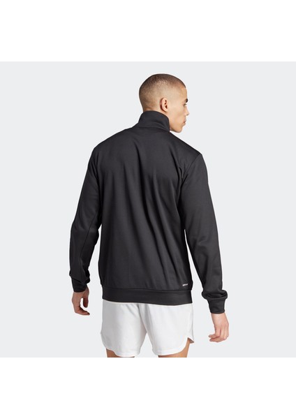 Game And Go Small Logo Erkek Siyah Sweatshirt (HZ3055)