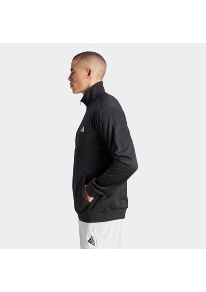 Game And Go Small Logo Erkek Siyah Sweatshirt (HZ3055)