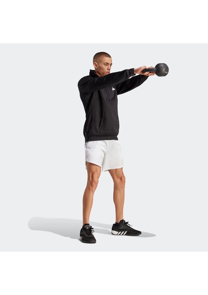 Game And Go Small Logo Erkek Siyah Sweatshirt (HZ3055)