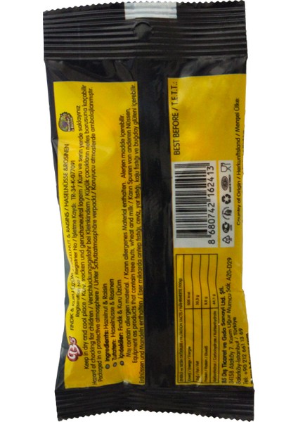 Fındık & Üzüm Karışık Kuruyemiş Paketi 4 x 30 gr fırsatları