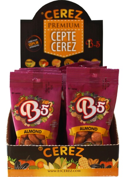 B5 Çerez Badem 16 x 40 gr