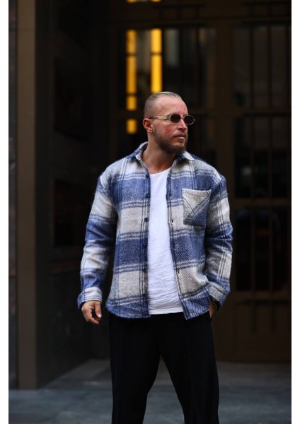 Unisex Jakarlı Oversize Gömlek