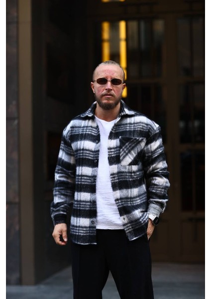 Unisex Jakarlı Oversize Gömlek