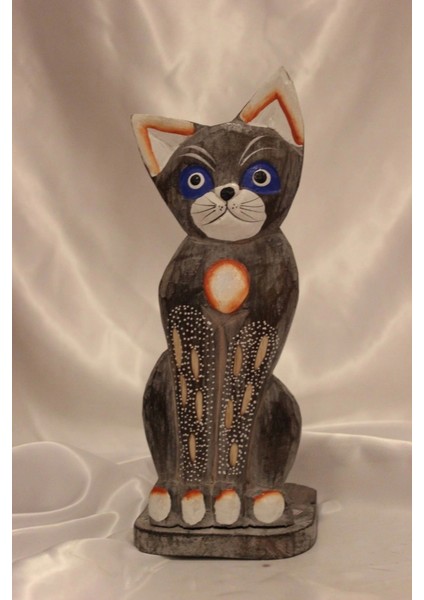 Peçetelik Kağıt Havluluk Kedi Figürlü Açık Gri fırsatları