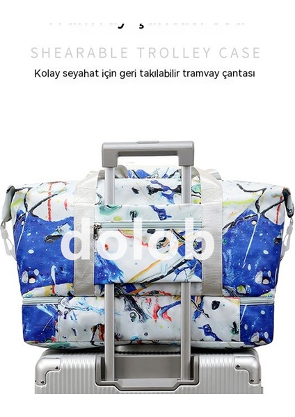 Seyahat Büyük Kapasiteli Tek Omuzlu Kadın Hafif Yoga Açık Spor Seyahat Seyahat Çanta (Yurt Dışından)