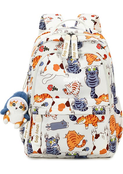 Kişiselleştirilmiş Sırt Baskılı Kadın Tatlı Sevimli Rahat Ortaokul Üniversite Öğrencisi Okul Sırt Niş Çanta (Yurt Dışından)