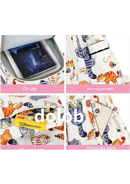 Kişiselleştirilmiş Sırt Baskılı Kadın Tatlı Sevimli Rahat Ortaokul Üniversite Öğrencisi Okul Sırt Niş Çanta (Yurt Dışından) fırsatları