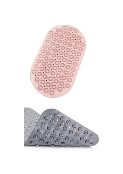 Reis Home Masajlı Kaydırmaz Küvet Paspası Massage Bath Mat Masajlı Vantuzlu Banyo & Duş Kaydırmazı Paspası Pudra