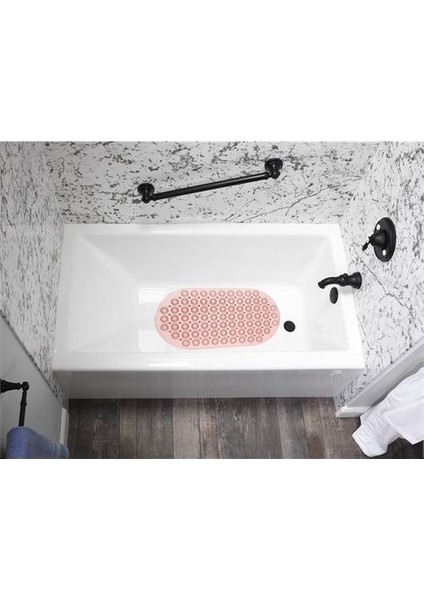 Reis Home Masajlı Kaydırmaz Küvet Paspası Massage Bath Mat Masajlı Vantuzlu Banyo & Duş Kaydırmazı Paspası Pudra