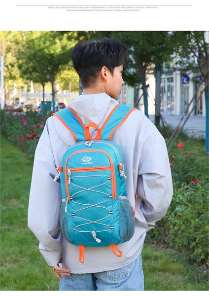 Açık Sırt Oxford Kumaş Tırmanma Sırt Hafif Çok Fonksiyonlu Rahat Katlanabilir Sırt Büyük Kapasiteli Çanta (Yurt Dışından) modelleri