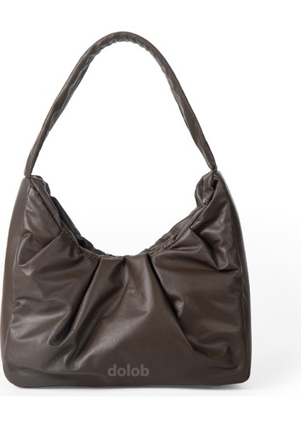 Kadın Kore Retro Koltuk Altı Stil Pilili Yumuşak Omuz Niş Çok Yönlü Çanta (Yurt Dışından)