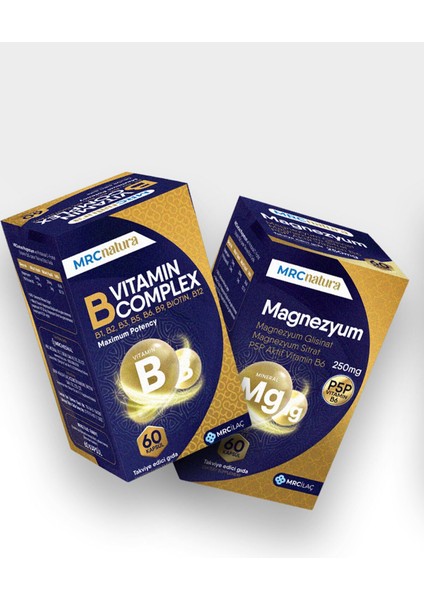 Natura Magnezyum + B Complex Sınav ve Konsantrasyon Paketi