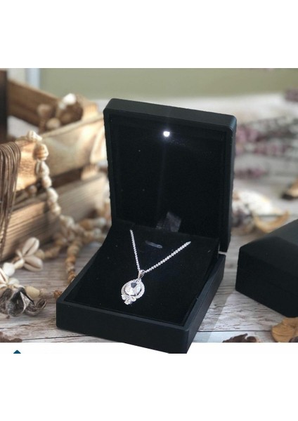 Işıklı Kolye Kutusu Siyah