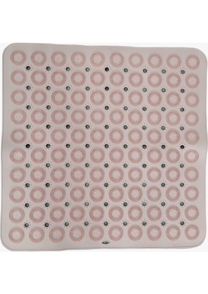 Kare Masajlı Silikon Banyo & Duş Kaydırmazı Pembe Renk