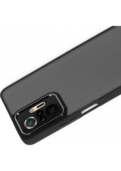 Xiaomi Redmi Note 10 Pro 4g Kılıf Freya Lazer Lens Kamera Çerçeveli Silikon Kapak