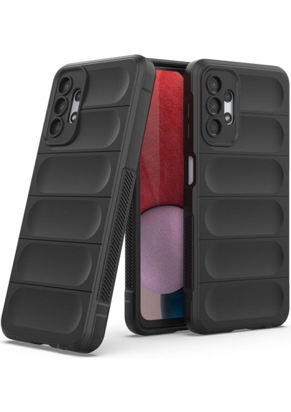 Samsung Galaxy A13 Kılıf Optimum Lens Çerçeveli Silikon Kapak