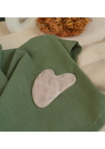 Pembe Kuvars Gua Sha Doğal Taş fiyatları