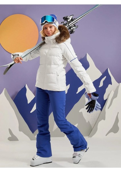 SNOWBLIZZARD JK BEYAZ Kadın Mont fırsatları