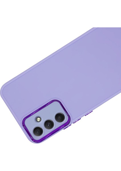 Samsung Galaxy A54 5g Kılıf Freya Lazer Lens Kamera Çerçeveli Silikon Kapak