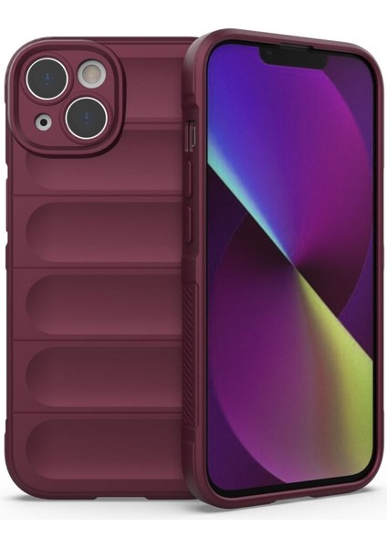 iPhone 14 Kılıf Optimum Lens Çerçeveli Silikon Kapak