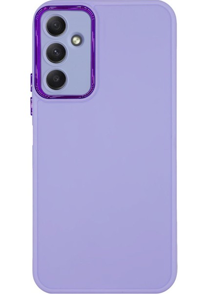 Samsung Galaxy A14 Kılıf Freya Lazer Lens Kamera Çerçeveli Silikon Kapak