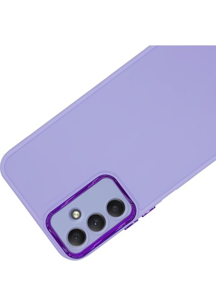 Samsung Galaxy A14 Kılıf Freya Lazer Lens Kamera Çerçeveli Silikon Kapak