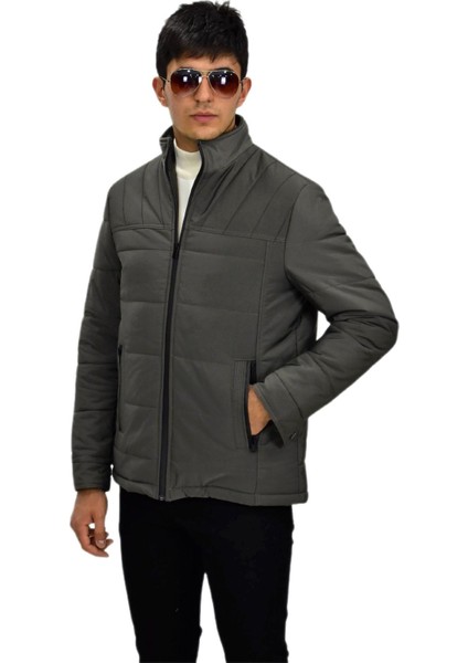 Erkek Spor Hakim Yaka Mont M3098 BGL-ST03240